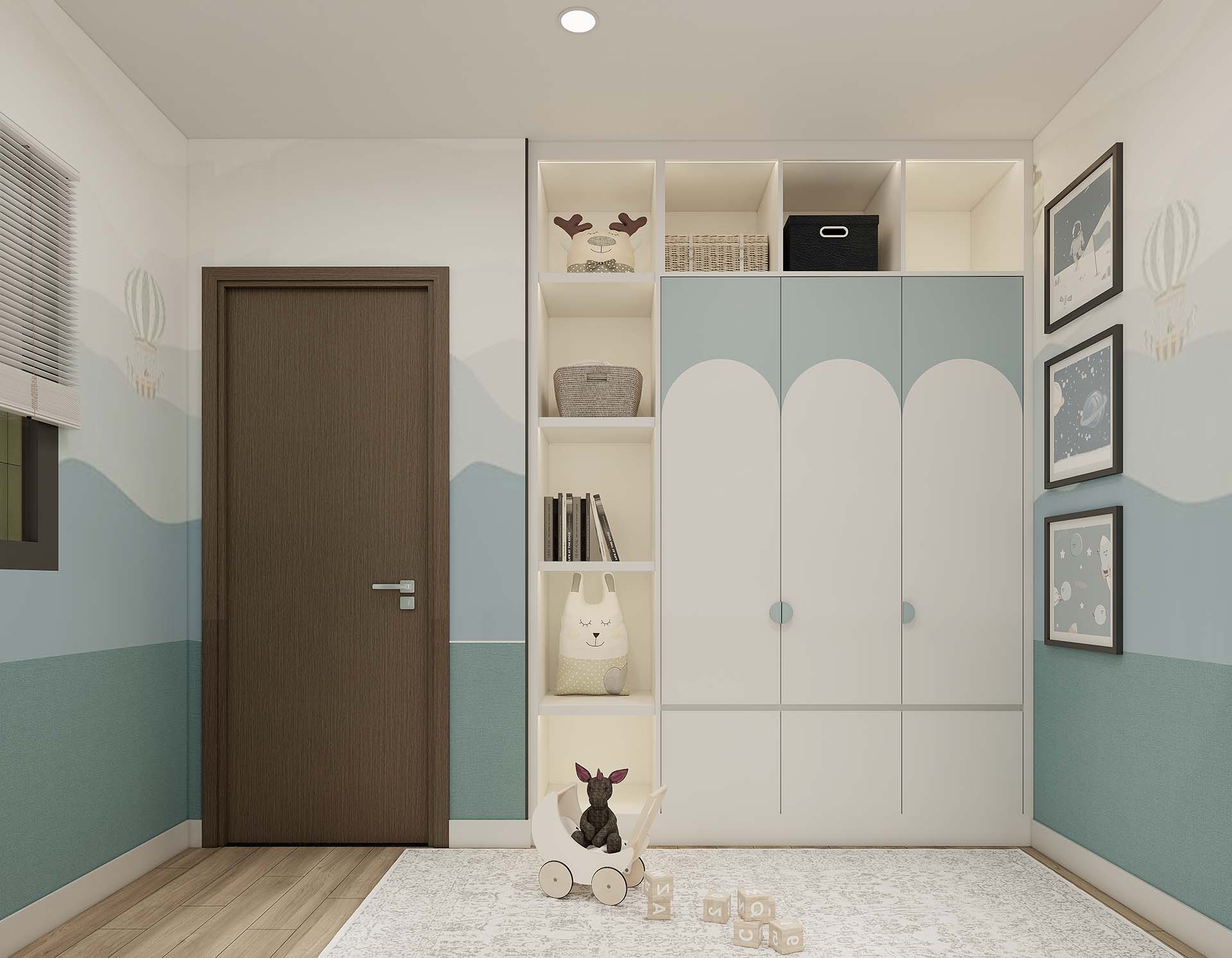 Nhà Mẫu Bcons Solary - 2 Phòng Ngủ - 63m2