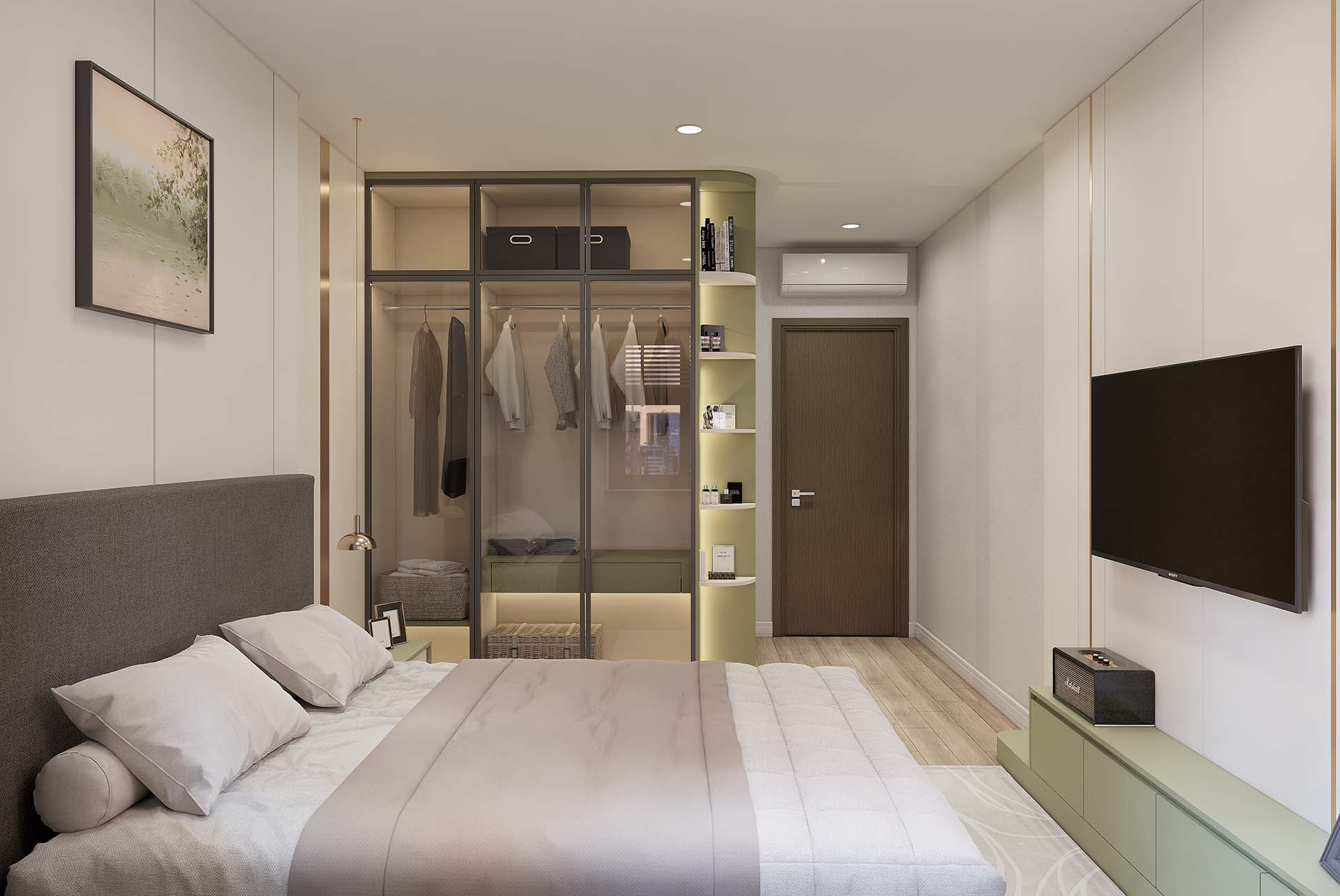 Nhà Mẫu Bcons Solary - 2 Phòng Ngủ - 63m2