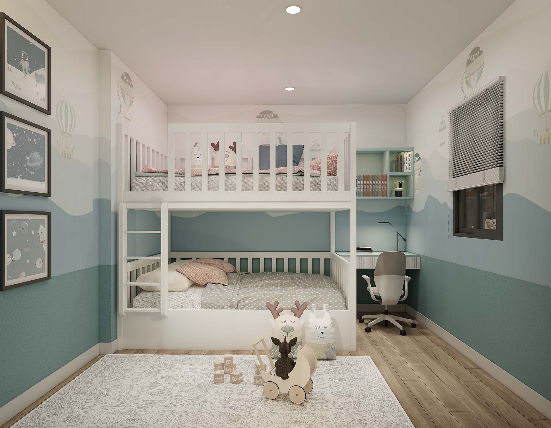 Nhà Mẫu Bcons Solary - 2 Phòng Ngủ - 63m2
